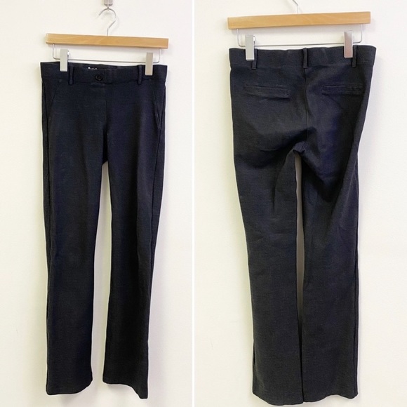 Betabrand || Gray Dress Pant Yoga Pants Straight - Picture 1 of 5